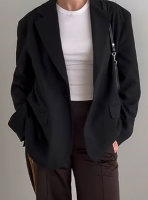 Oversized black Blazer