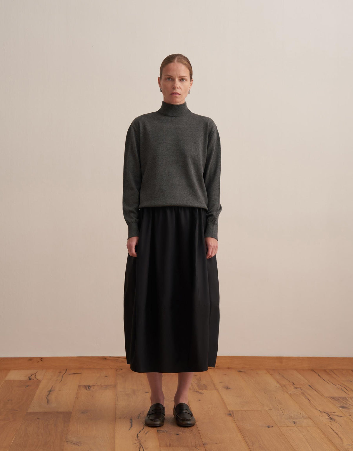 Fisherman's Neck Knit Sweater