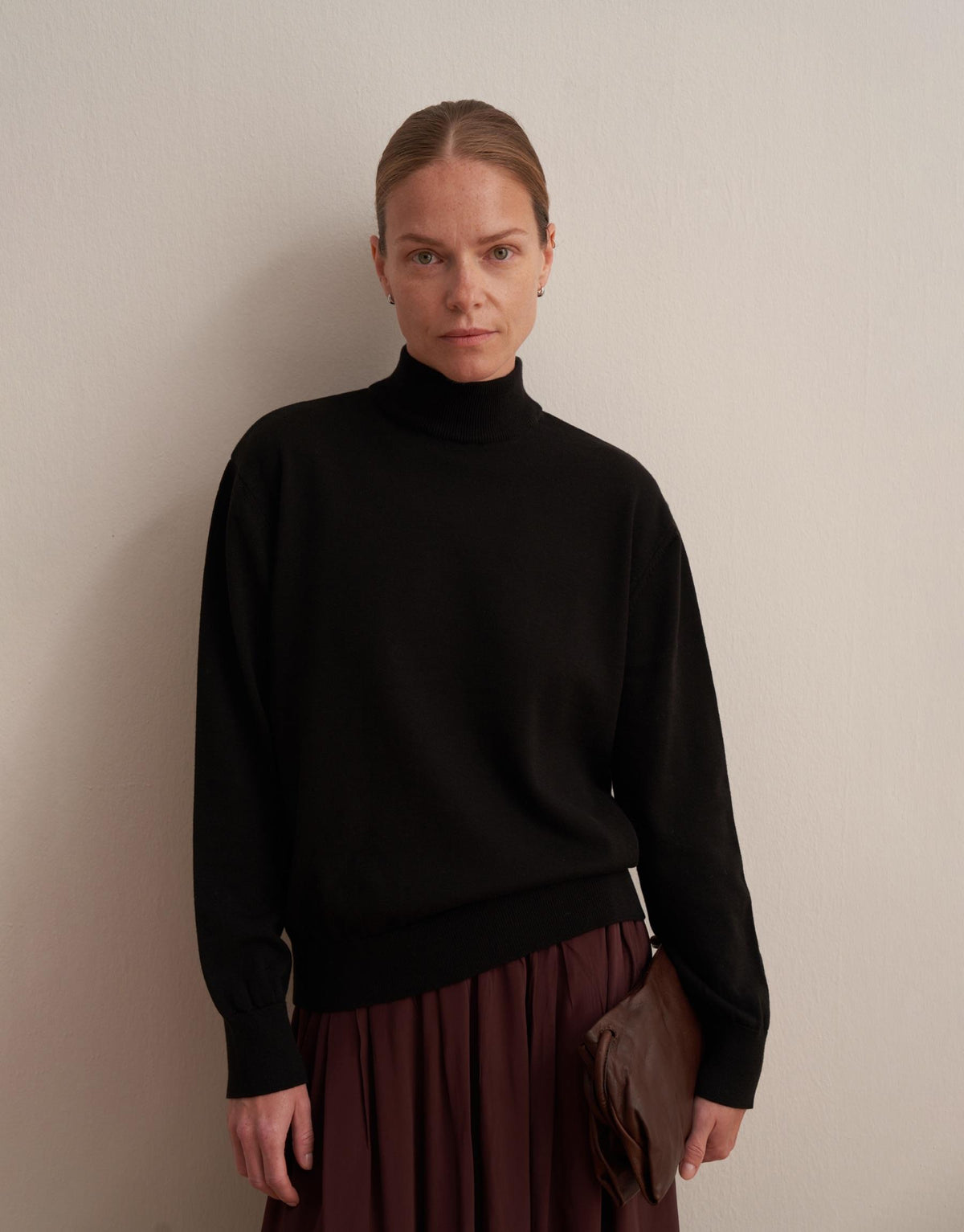 Fisherman's Neck Knit Sweater