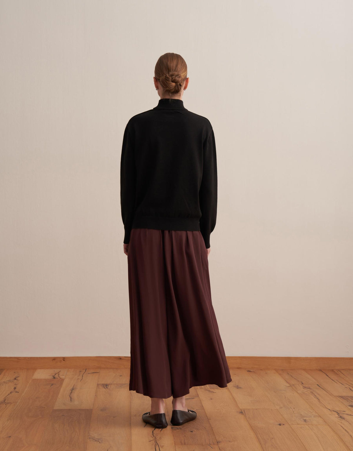 Fisherman's Neck Knit Sweater