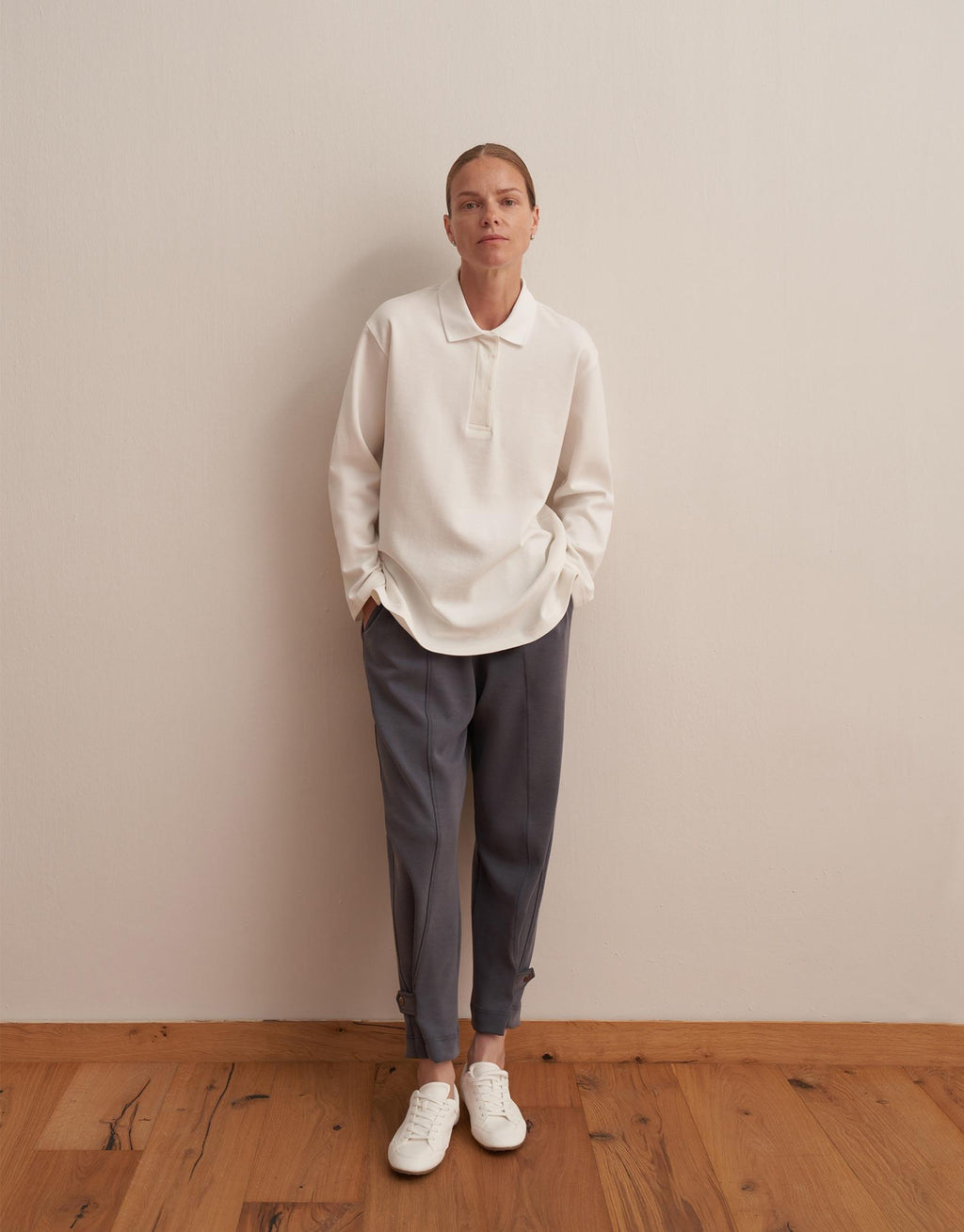 Polo Neck Sweatshirt