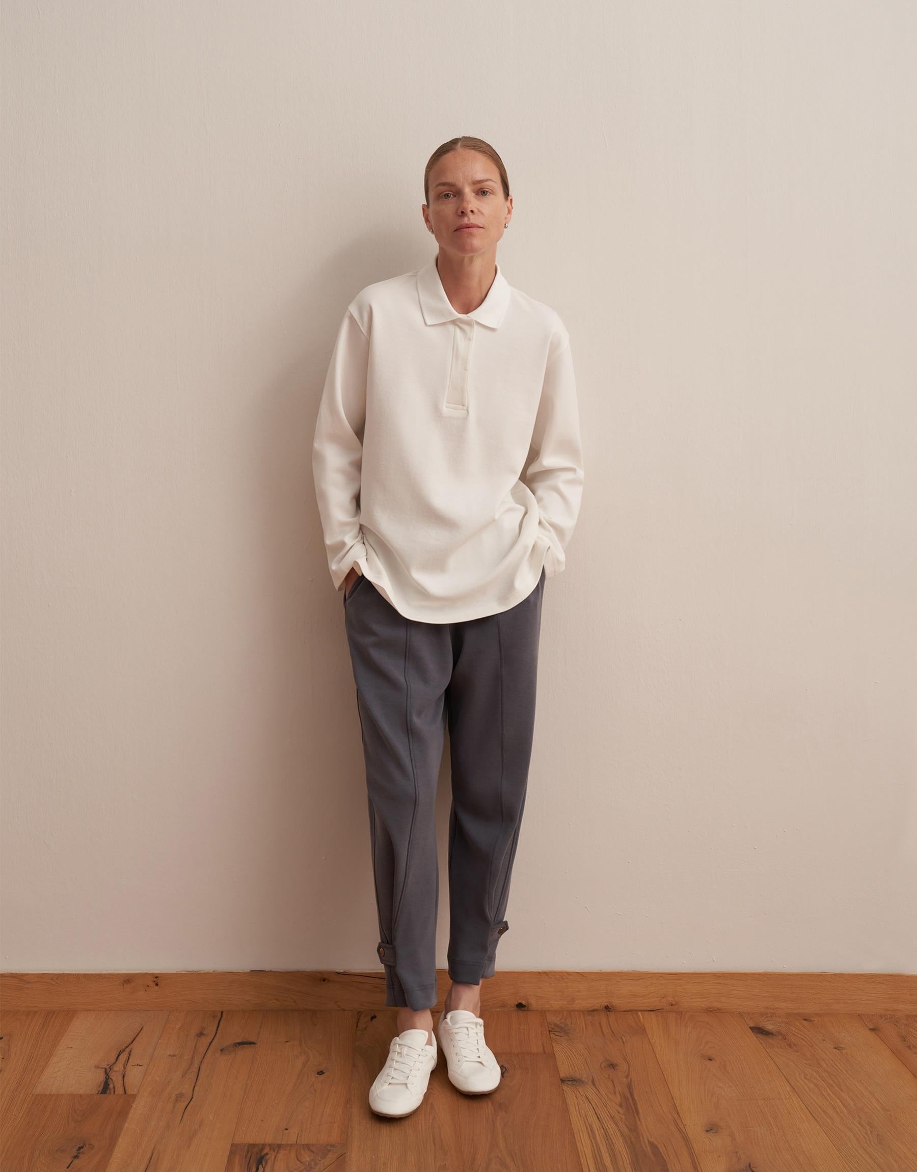 Polo Neck Sweatshirt