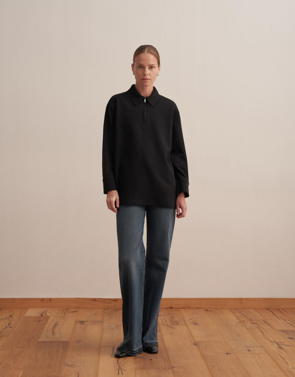 Zippered Sweatshirt