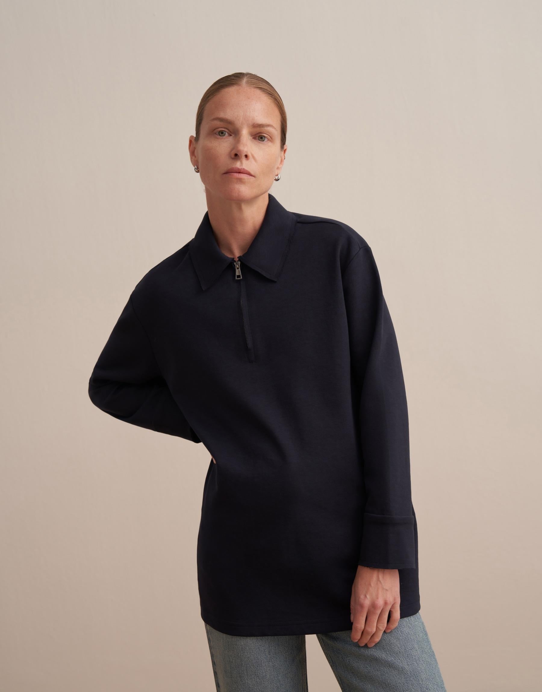 Zippered Sweatshirt