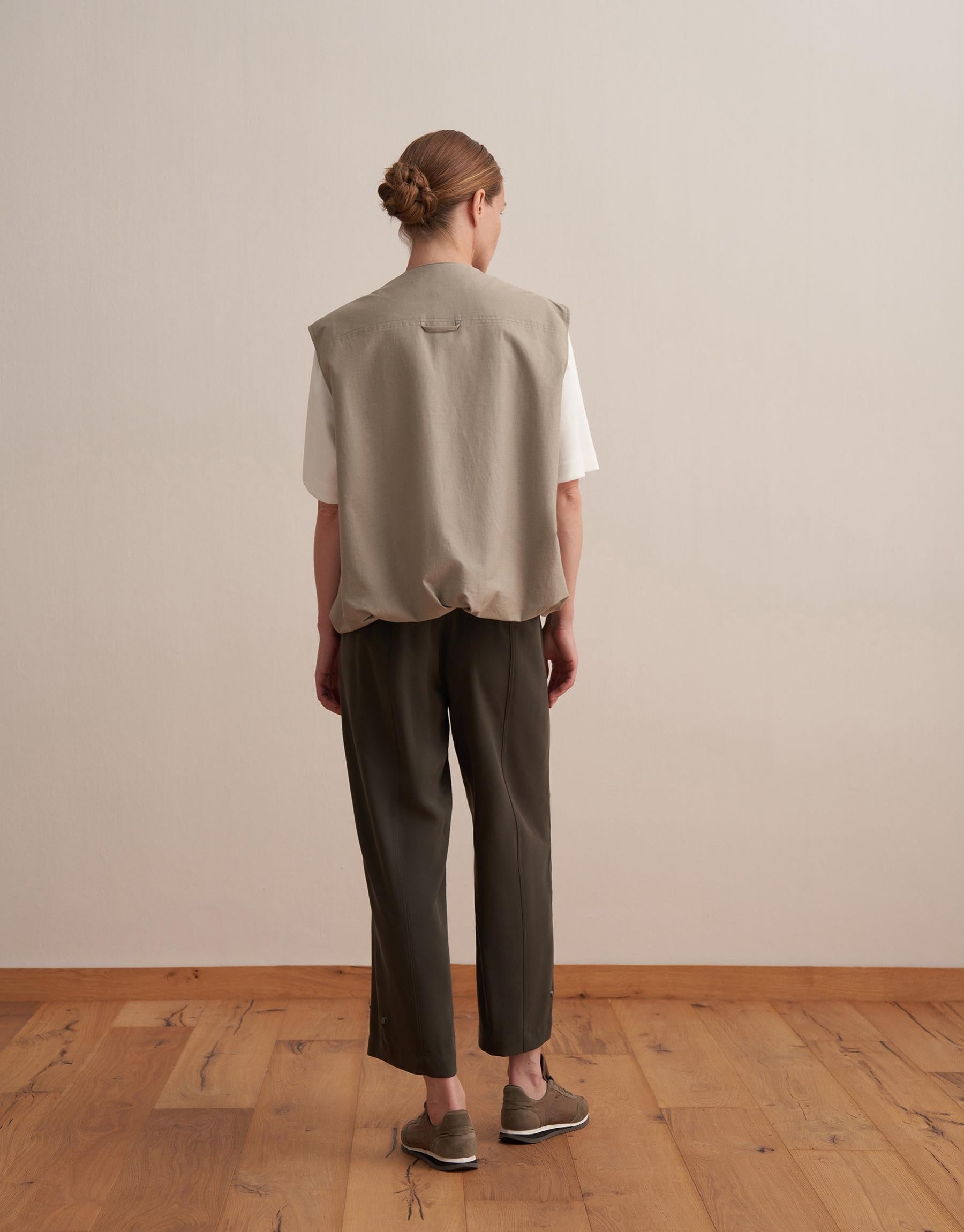 Zippered-Front Vest