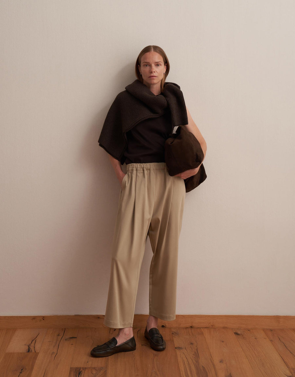 Pleated Pants