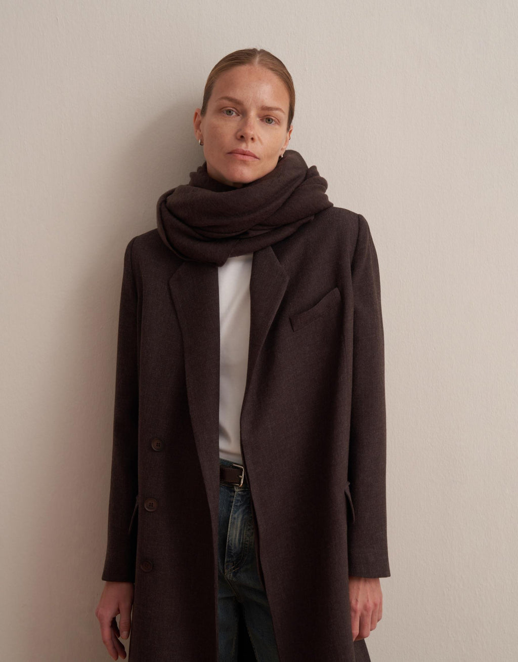 Double-breasted Long Blazer