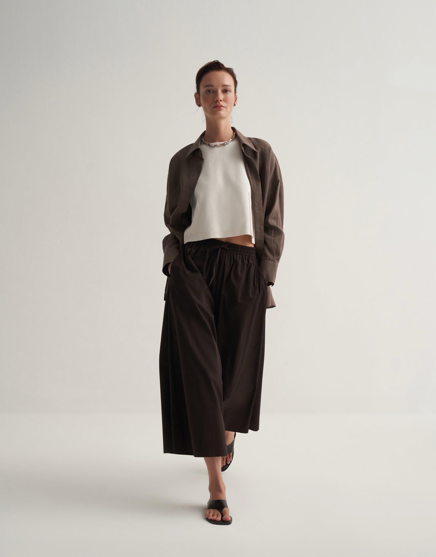 Kkdesign Loose Cut Trousers Brown