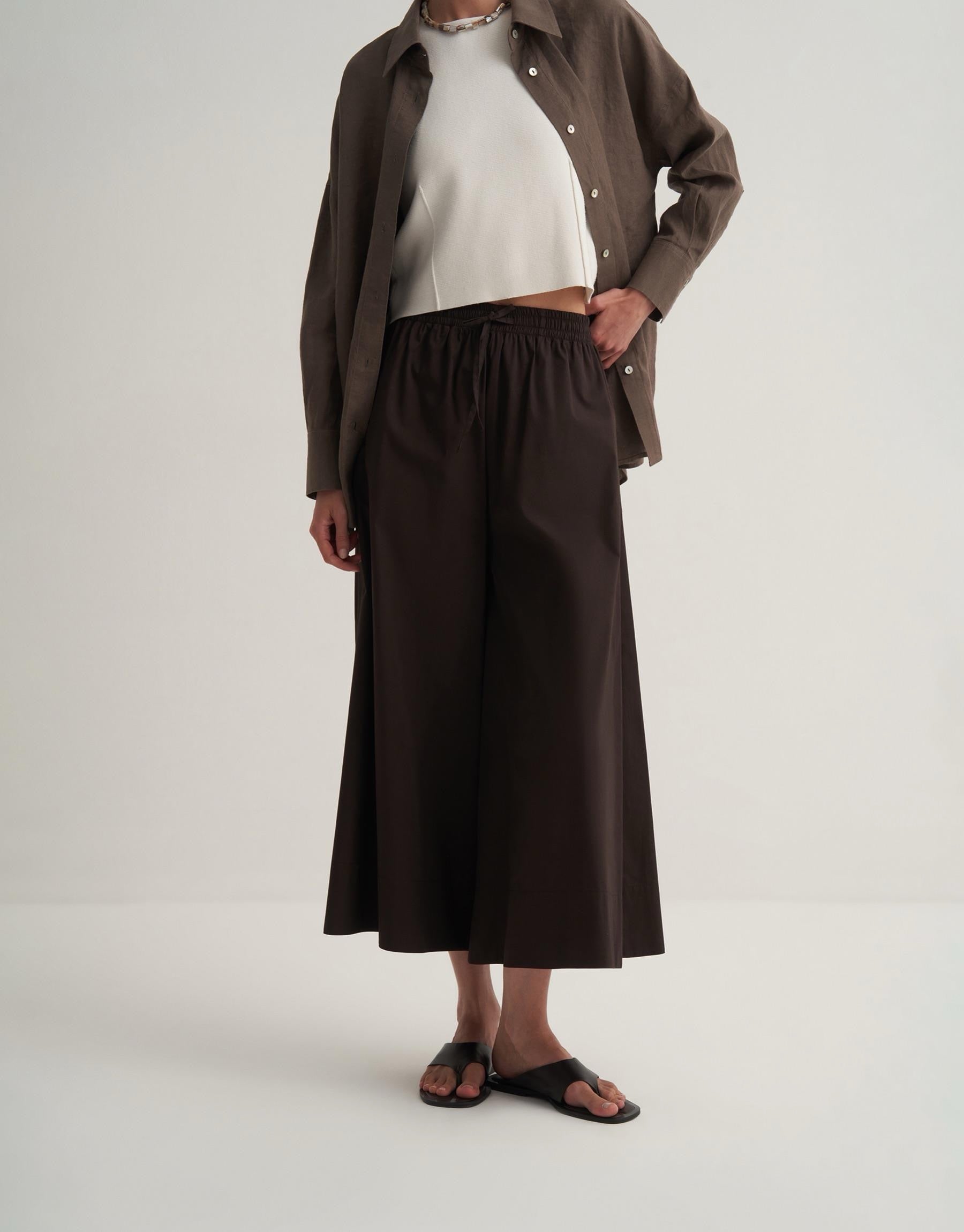 Kkdesign Loose Cut Trousers Brown