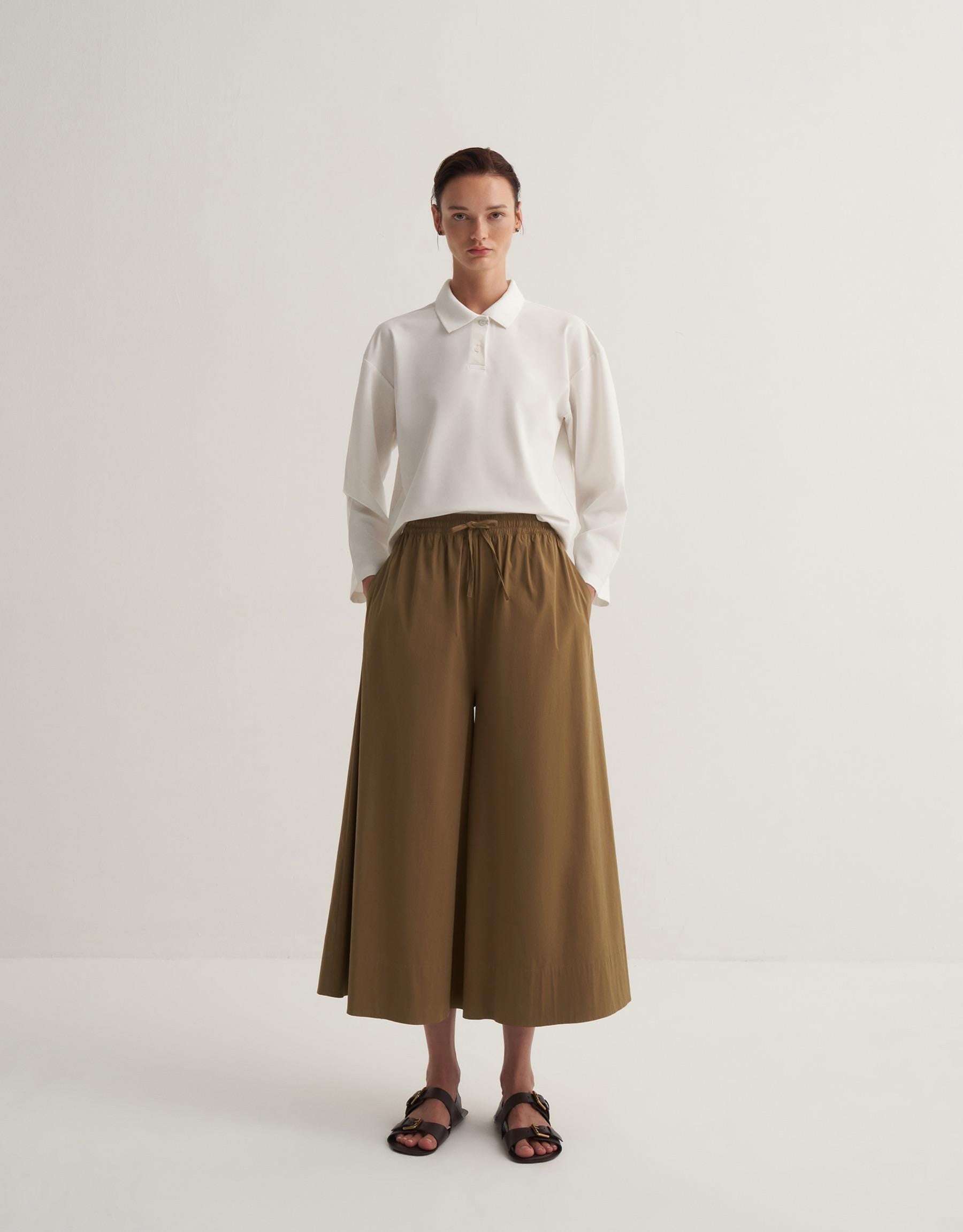 Kkdesign Loose Cut Trousers Olive Green