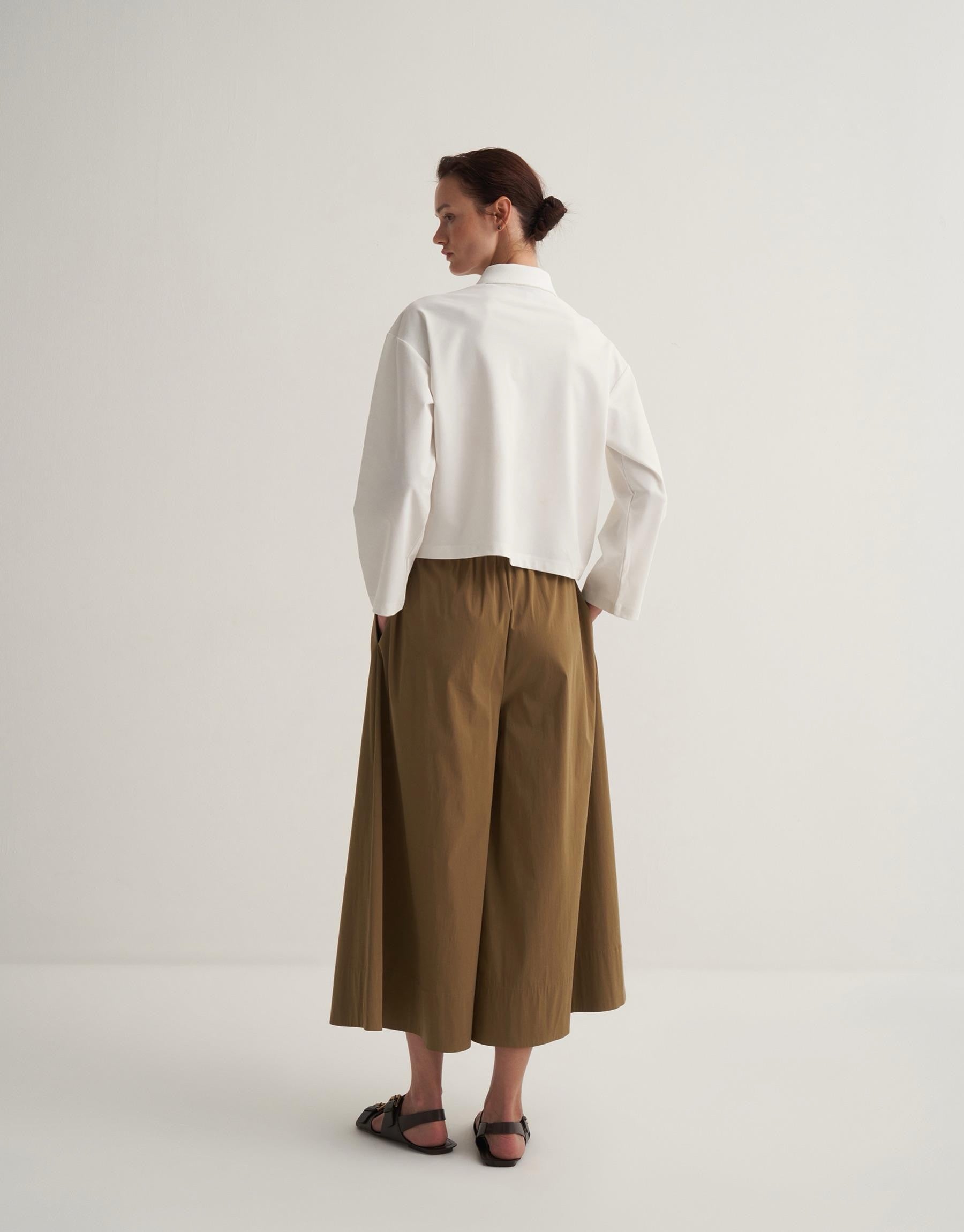 Kkdesign Loose Cut Trousers Olive Green