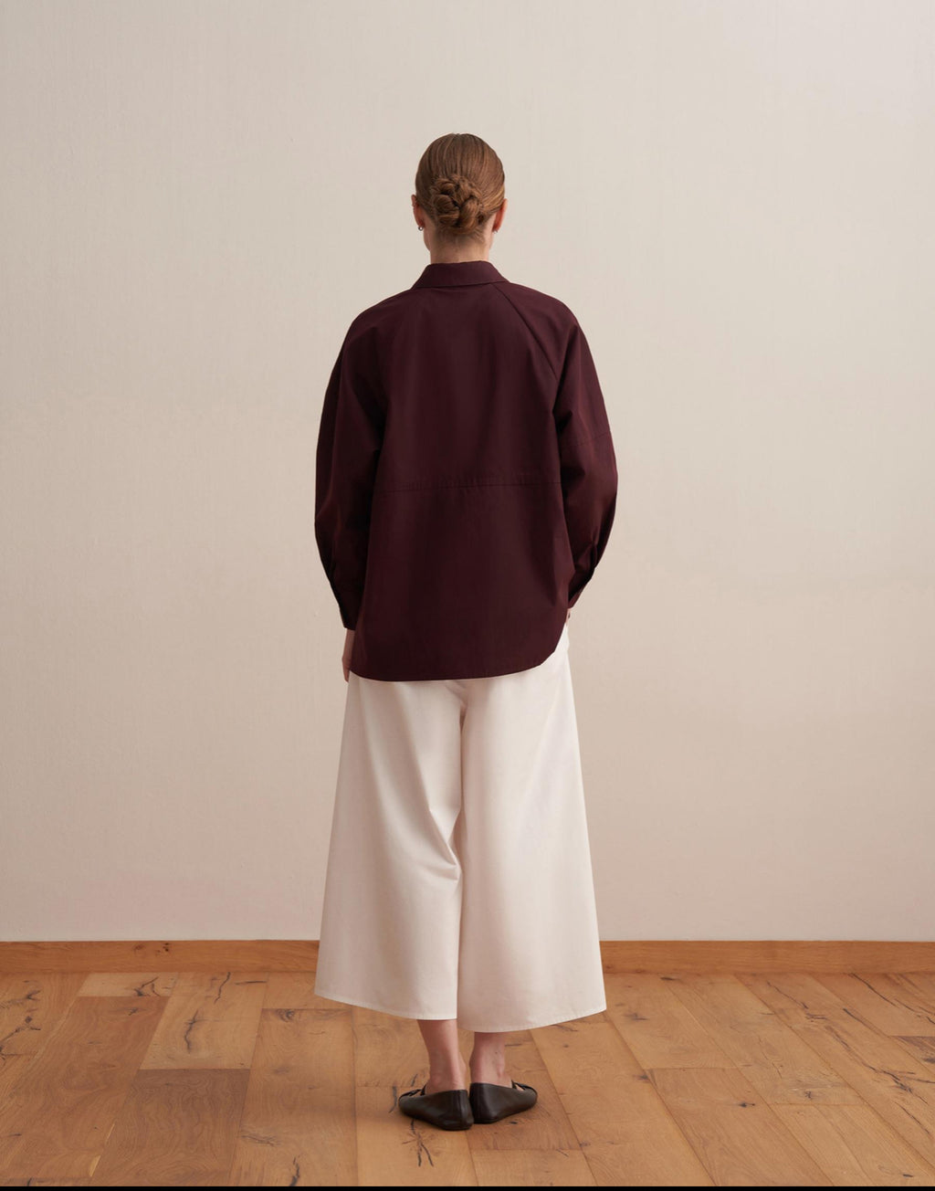 Balloon Cotton Sleeve Shirt