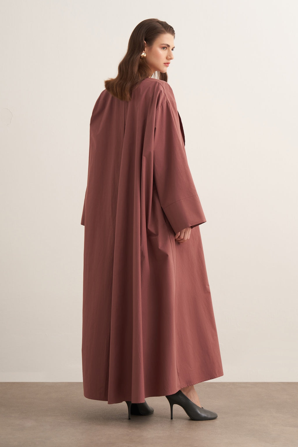 Inessa Premium Kimono Set Rust Brown