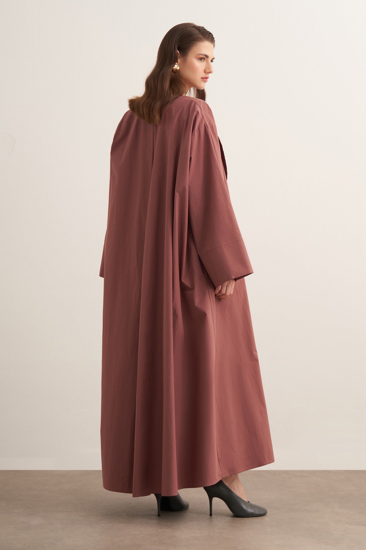 Inessa Premium Kimono Set Rust Brown