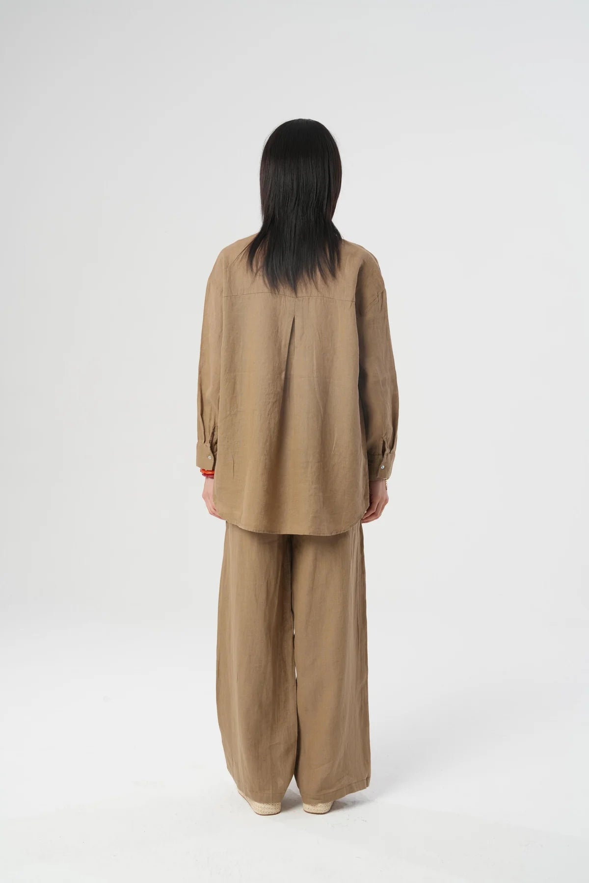 Linen Blouse Toasted Taupe